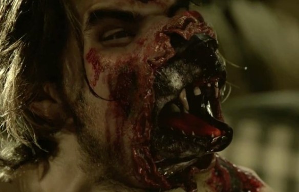 Peter's transformation into a werewolf